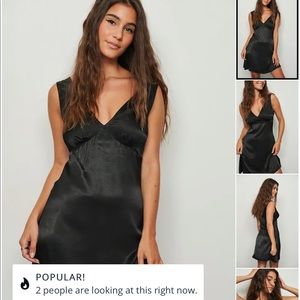 NA-KD mini satin dress